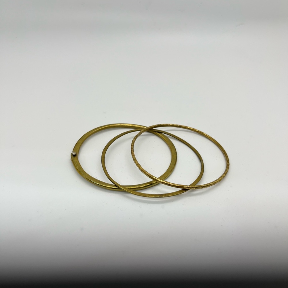 Brass Bangle Bracelets